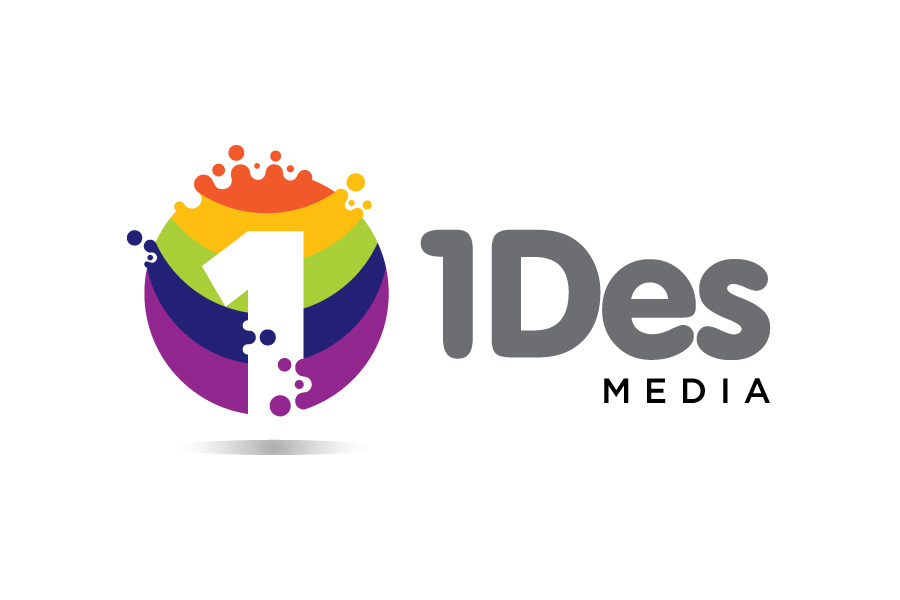 1Des Media logo, draft two